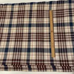 チェック柄 綿生地 200cm×150cm