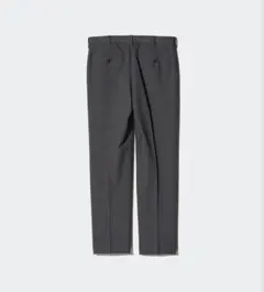 美品 【ユニクロ】感動パンツ コットンライク ライト メンズ ネイビー