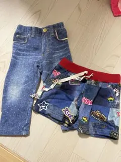 エックスガール　パンツ　2点セット　90のサムネイル