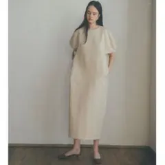 【美品】CLANE LANTERN SLEEVE FLARE ONE PIECEのサムネイル