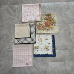 Burberrys ハンカチ5枚セット