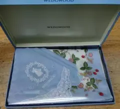 WEDGWOOD 刺繍入りハンカチ 2枚セット