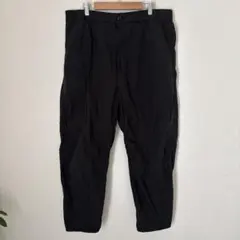 ユニクロC ワイドテーパードパンツ　ブラック　Lサイズ