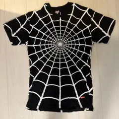 Supreme Hanes コラボ スパイダーウェブ Tシャツ ブラック S