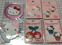 ハローキティ刺繍ワッペン　セット　サンリオ　レトロ