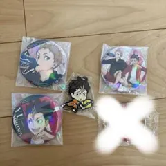 ハイキュー!! ビスケット缶バッジ 西谷夕＆夜久衛輔セット