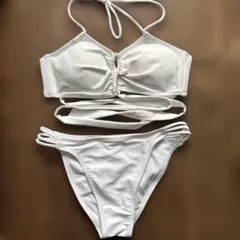 ホワイト セパレート水着 ビキニ