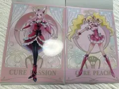 プリキュア クリアファイル ガシャポン 2点セット