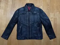 【未使用】【M】AFFLICTION アフリクション レザージャケット 革ジャン
