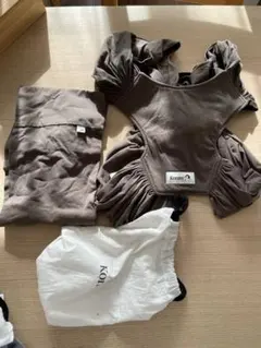 KONNY 抱っこ紐 ブラウン 収納袋付き