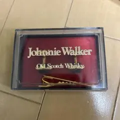 未使用　レア　Johnnie Walker カフス ゴールド　ネクネクタイピン