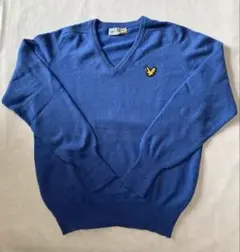 Lyle & Scott ピュアカシミヤウール100% メンズVネックニットのサムネイル