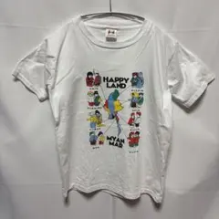 【グッドプリント】HAPPY LAND MYANMAR TシャツXSサイズ相当