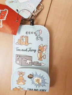 新品☆トムとジェリーリール付きキーケース鍵カバーランドセル小学生③