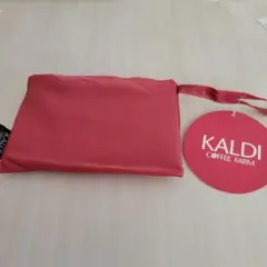 カルディ　エコバッグ　スモーキーピンクNEW