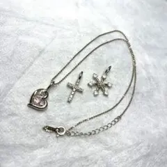 【正規品】4°C ヨンドシー　ネックレス トップ 3点セット チェーン付き