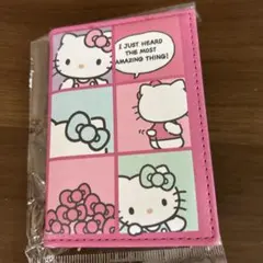 未使用品　サンリオ　ハローキティ ミラー付きカードケース　サンキューマート
