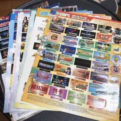 ファミ通PS・PS2 メモリーカード シール