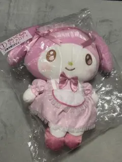 サンリオ当たりくじ マイメロディ メイド服 ぬいぐるみ 約30cm