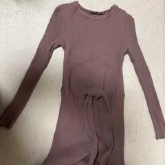 ZARA レディース　ブラウン系 ロングワンピース S 匿名配送