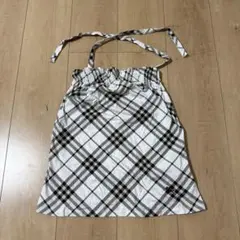 バーバリーブルーレーベル★チェックチューブトップ　38
