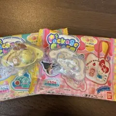 サンリオパッケージチャームポムポムプリンとシナモンとお菓子2個
