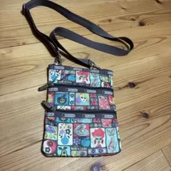 週末価格☆【極美品】レスポートサック ケイシー3zip クロスボディ サコッシュ