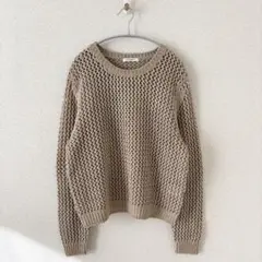 MORABITO メッシュニット スパーンコール ラメ入り　L