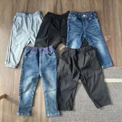 子供服　まとめ売り　ブランシェス　プティマイン　ボトムス　パンツ 90cm 5本