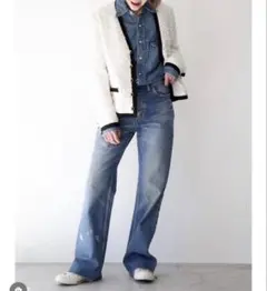 moussy SLACKER TWEED SHORTジャケットIVOY - メルカリ