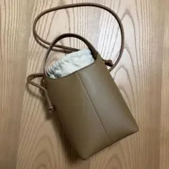 2way バケットショルダーバッグ ブラウン 巾着のサムネイル