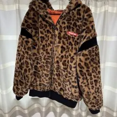 VISION ヒョウ柄 フード付きジャケット