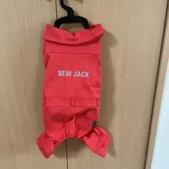 NEW JACK カバーオールツナギ　犬服 ロンパース 反射プリント 小型犬のサムネイル