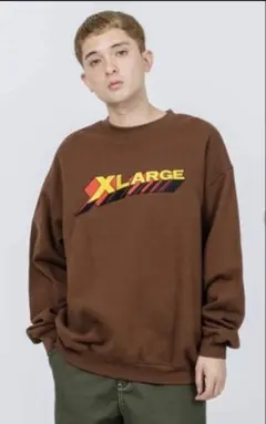 XLARGE 3Dロゴ スウェット トレーナー L