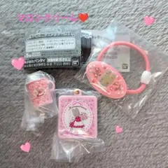【マロンクリーム❤】クッキー缶チャーム・刺繍ヘアゴム・レトロミニチュアチャーム