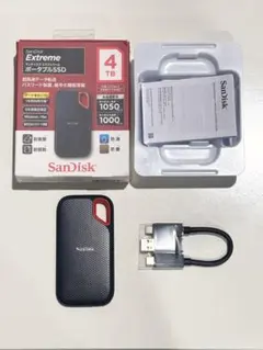 SanDisk Extreme Portable SSD 4TB 外付ポータブル