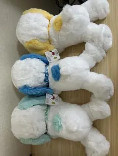 スヌーピー ぬいぐるみ 3体セット 寝そべり うつ伏せ 約35cm SNOOPY