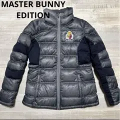 653 新品 マスターバニー定価55,000円 ニットパーカーメンズ黒 6 LL