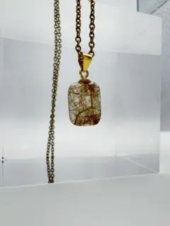 t*t様 【大人気】ルチルクォーツネックレス