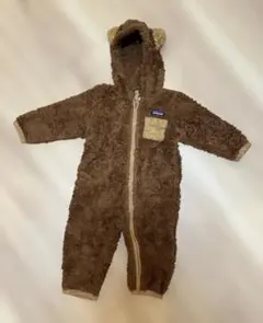 【美品】patagonia パタゴニア クマ耳ロンパース 6-12M(80cm)