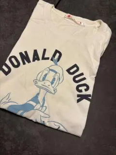 ドナルドダック Tシャツ ホワイト