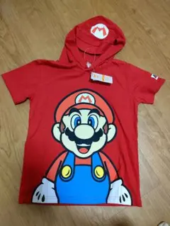 140cm マリオ　半袖　Tシャツ　パーカー　新品