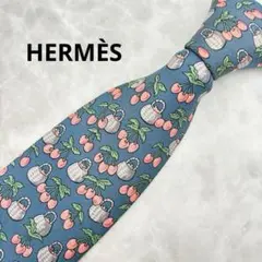 極美品✨HERMES ネクタイ　エルメス　ジャガード　ライトグリーン　春夏 極美品✨HERMES ネクタイ エルメス ジャガード ライトグリーン 春夏
