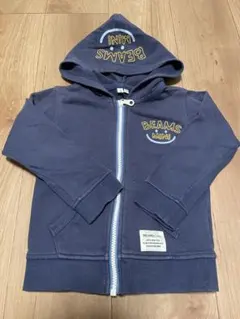 BEAMS MINI ネイビーパーカー 100