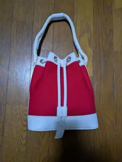 美品 バーバリー BURBERRY ロープハンドル 巾着型 トートバッグ