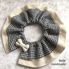 97. フリルスタイ　ハンドメイド　付け襟　まん丸スタイ