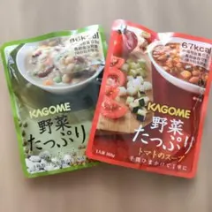 KAGOME 野菜たっぷりスープ 2種セットのサムネイル