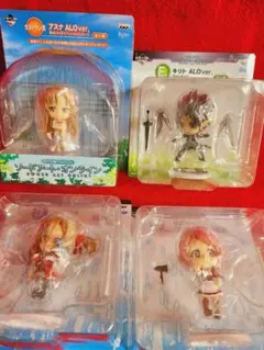 一番くじ　ソードアートオンライン　きゅんキャラ　フィギュア　４種　Sao