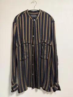 UNITED TOKYO ネイビーゴールドストライプシャツ　size3
