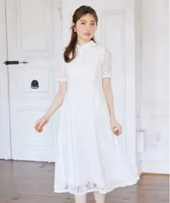 新品タグ付き》トッコクローゼット♡ パール釦パネルライン襟付き 